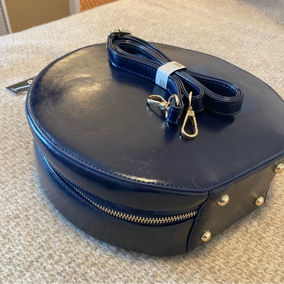 Pink Haley Midnight Blue Circular Bag - Picture 8 of 13